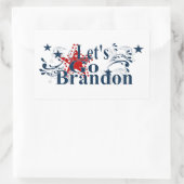 Lasst uns Brandon-Star-verschüttete Aufkleber fahr (Tasche)