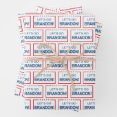 Lasst uns Brandon Trump 2024 Weihnachten feiern Geschenkpapier Set (Beispiel)