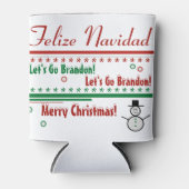 Lasst uns Brandon Weihnachten kann kühler gehen Dosenkühler (Vorderseite)