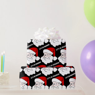LASST UNS BRANDON WEIHNACHTEN SANTA Geschenkpapier
