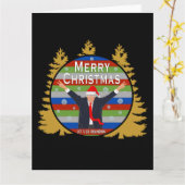 Lasst uns Brandon Weihnachten Trump Snowflake Holi Karte (Gelbe Blume)