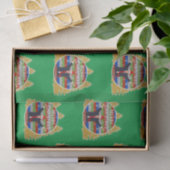 Lasst uns Brandon Weihnachten Trump Snowflake Holi Seidenpapier (Geschenk)