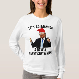 LASST UNS BRANDON WEIHNACHTEN TRUMP T-SHIRTS TEES