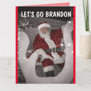 LASST UNS BRANDON WEIHNACHTS ÜBERGROSSE Karten