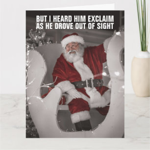 LASST UNS BRANDON WEIHNACHTSMANN WEIHNACHTSKARTEN KARTE