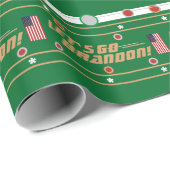 Lasst uns Brandon Wrapping Paper gehen Geschenkpapier (Rolleneckpunkt)