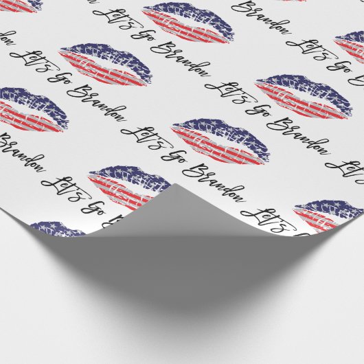 Lasst uns Brandon Wrapping Paper gehen Geschenkpapier (Ecke)