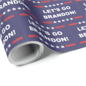 Lasst uns Brandon Wrapping Paper gehen Geschenkpapier (Rolleneckpunkt)