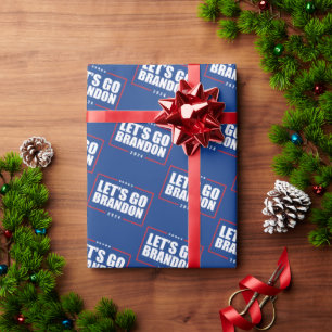 Lasst uns Brandon Wrapping Paper gehen Geschenkpapier