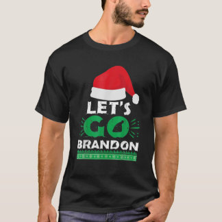 Lasst uns Branson Christmas 2021 Weihnachtsmannmüt T-Shirt