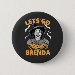 Lasst uns Brenda Spooky Halloween Kamala Harris ge Button