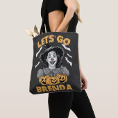 Lasst uns Brenda Spooky Halloween Kamala Harris ge Tasche (Von Nahem)