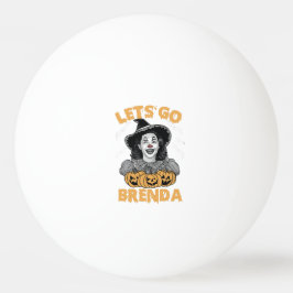 Lasst uns Brenda Spooky Halloween Kamala Harris ge Tischtennisball