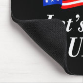 Lasst uns Bubba lustige US-Flagge Männer Frauen Mousepad (Ecke)
