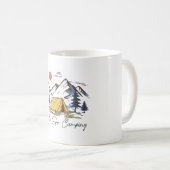 Lasst uns campen kaffeetasse (VorderseiteRechts)