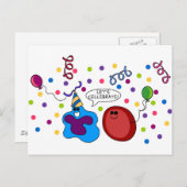 Lasst uns Cellebrate Postkarte (Vorne/Hinten)