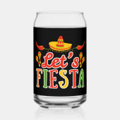 Lasst uns Cinco de Mayo feiern Dosenglas (Rückseite)