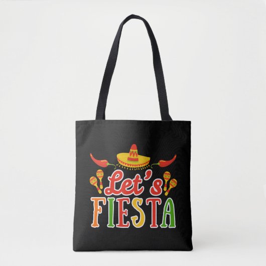 Lasst uns Cinco de Mayo feiern Tasche (Vorderseite)