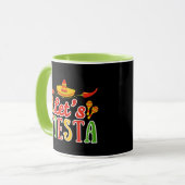 Lasst uns Cinco de Mayo feiern Tasse (Vorderseite Links)