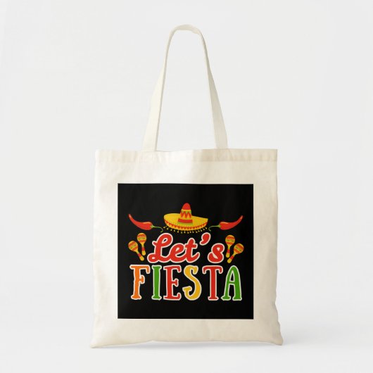 Lasst uns Cinco de Mayo feiern Tragetasche (Vorne)