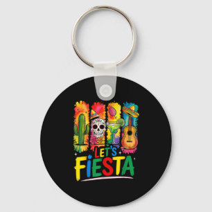 Lasst uns cinco de mayo mexikanischer Margarita-To Schlüsselanhänger