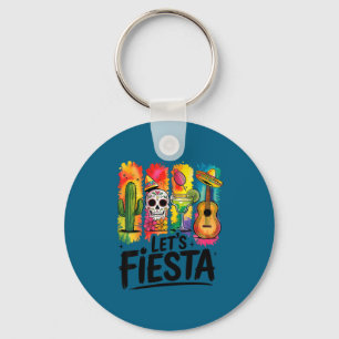 Lasst uns cinco de mayo mexikanischer Margarita-To Schlüsselanhänger