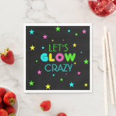 Lasst uns Crazy Party Napkins glänzen Serviette (Beispiel)