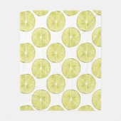 Lasst uns darüber reden | Limones Muster Fleecedecke (Vorderseite)