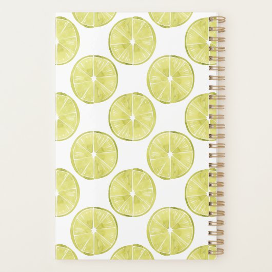 Lasst uns darüber reden | Limones Muster Planer (Rückseite)