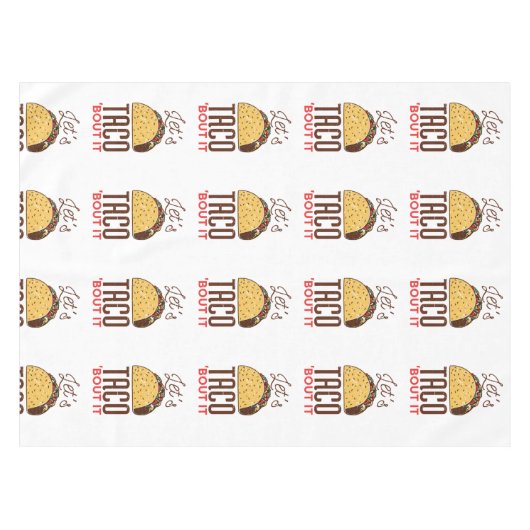 Lasst uns darüber reden tischdecke (Vorderseite (Horizontal))