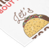 Lasst uns darüber reden tischdecke (Schrägansicht)