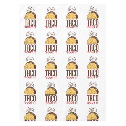 Lasst uns darüber reden tischdecke (Vorderseite)