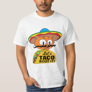 Lasst uns darüber taco'n! Lustiges Taco Wortspiel T-Shirt