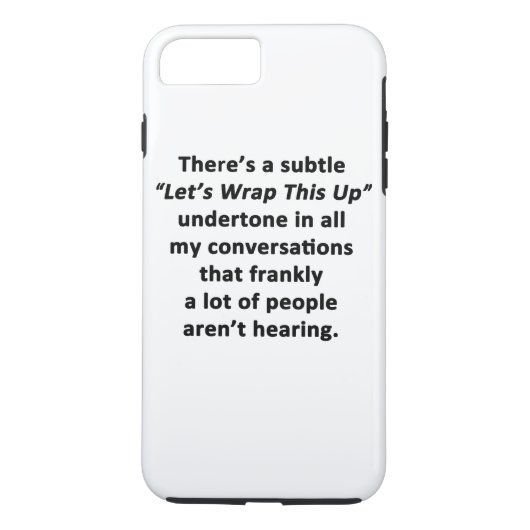 Lasst uns das aufwischen Case-Mate iPhone hülle (Rückseite)