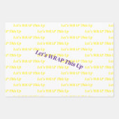 Lasst uns das aufwischen geschenkpapier set (Vorderseite 2)