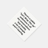 Lasst uns das aufwischen serviette (Ecke)