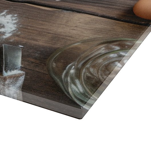 Lasst uns das Backen auf der Schneise machen Schneidebrett (Ecke)