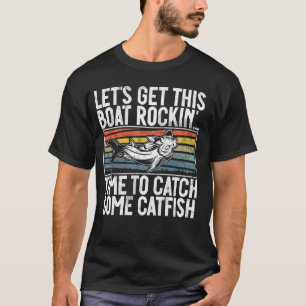 Lasst uns das Boot rocken, Zeit, um einige Katzen T-Shirt