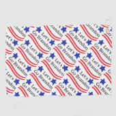 Lasst uns das Brandon-Golf-Handtuch machen Golfhandtuch (Horizontal)