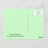 Lasst uns das Frühstück machen Postkarte (Rückseite)