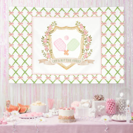 Lasst uns das Gericht treffen | Preppy Pink Pickal Banner