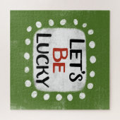 Lasst uns das Glück des Jigsaw-Puzzles haben Puzzle (Horizontal)