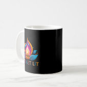 Lasst uns das glückliche Diwali-Fest der Lichter f Kaffeetasse (Vorderseite Links)