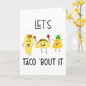 lasst uns das komisch über eure Karte nachdenken (Gelbe Blume)