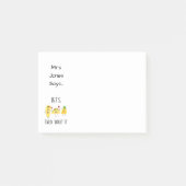 lasst uns das komisch über eure Karte nachdenken Post-it Klebezettel (Vorderseite)