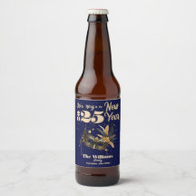 Lasst uns das neue Jahr Party glamourös blau kling