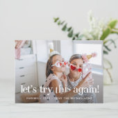 "Lasst uns das noch einmal versuchen" Mint Holiday (Stehend Vorderseite)