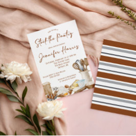 Lasst uns das Pantry Kitchen Theme-Brautparty able Einladung