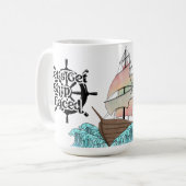 Lasst uns das Schiff sehen Kaffeetasse (Vorderseite Links)