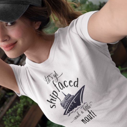 Lasst uns das Schiff sehen und das Nauti-Kreuzfahr T-Shirt